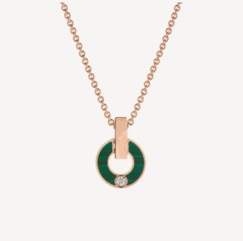 [✨Rose💎] COLLIER GARI OR ROSE MALACHITE