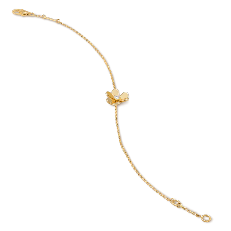 [✨Rose💎]BRACELET FRIVOLE EN MALACHITE ROSE À FLEURS D'OR
