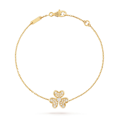 [✨Rose💎]BRACELET FRIVOLE EN OR ET DIAMANTS
