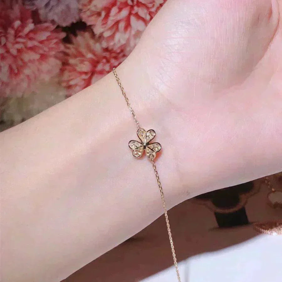 [✨Rose💎]BRACELET FRIVOLE EN OR ET DIAMANTS