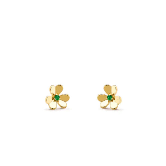[✨Rose💎]FRIVOLE  FLOWER MALACHITE EARRINGS