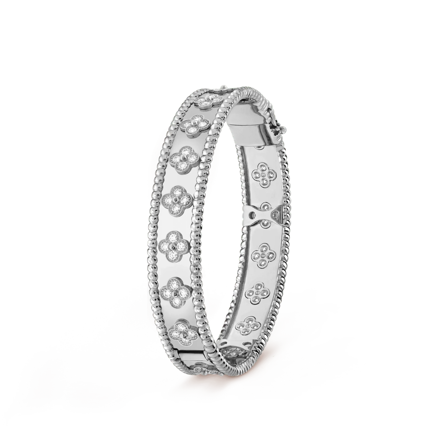 [✨Rose💎]BRACELET TRÈFLE DIAMANTS 8MM