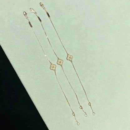 [✨Rose💎]BRACELET FLEUR UNIQUE TRÈFLE