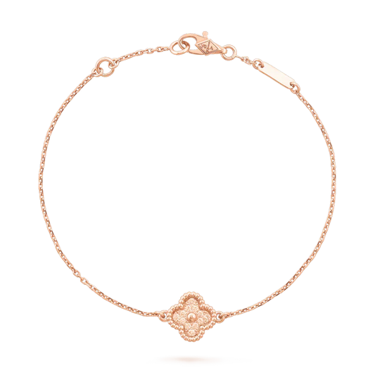 [✨Rose💎]BRACELET FLEUR UNIQUE TRÈFLE