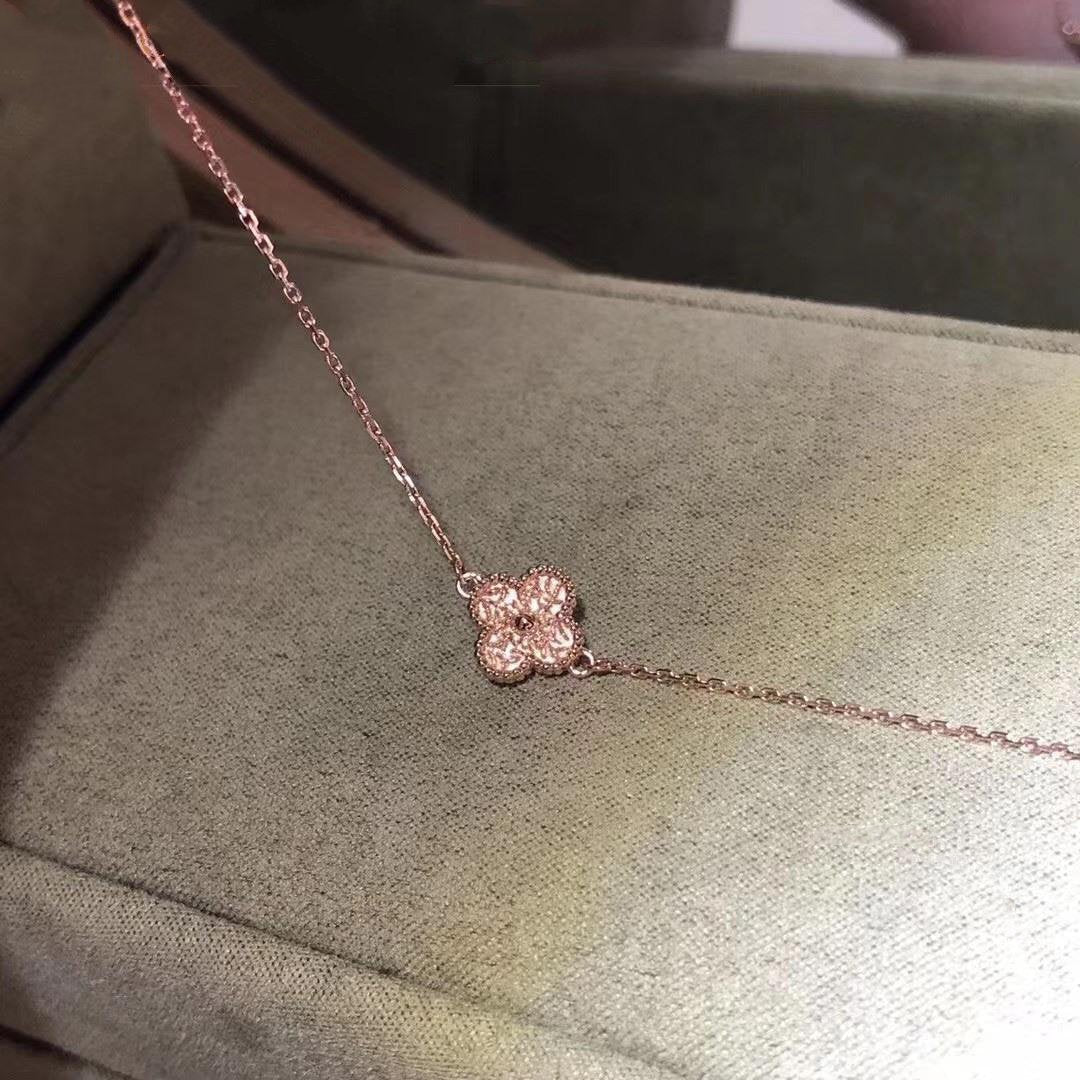 [✨Rose💎]BRACELET FLEUR UNIQUE TRÈFLE