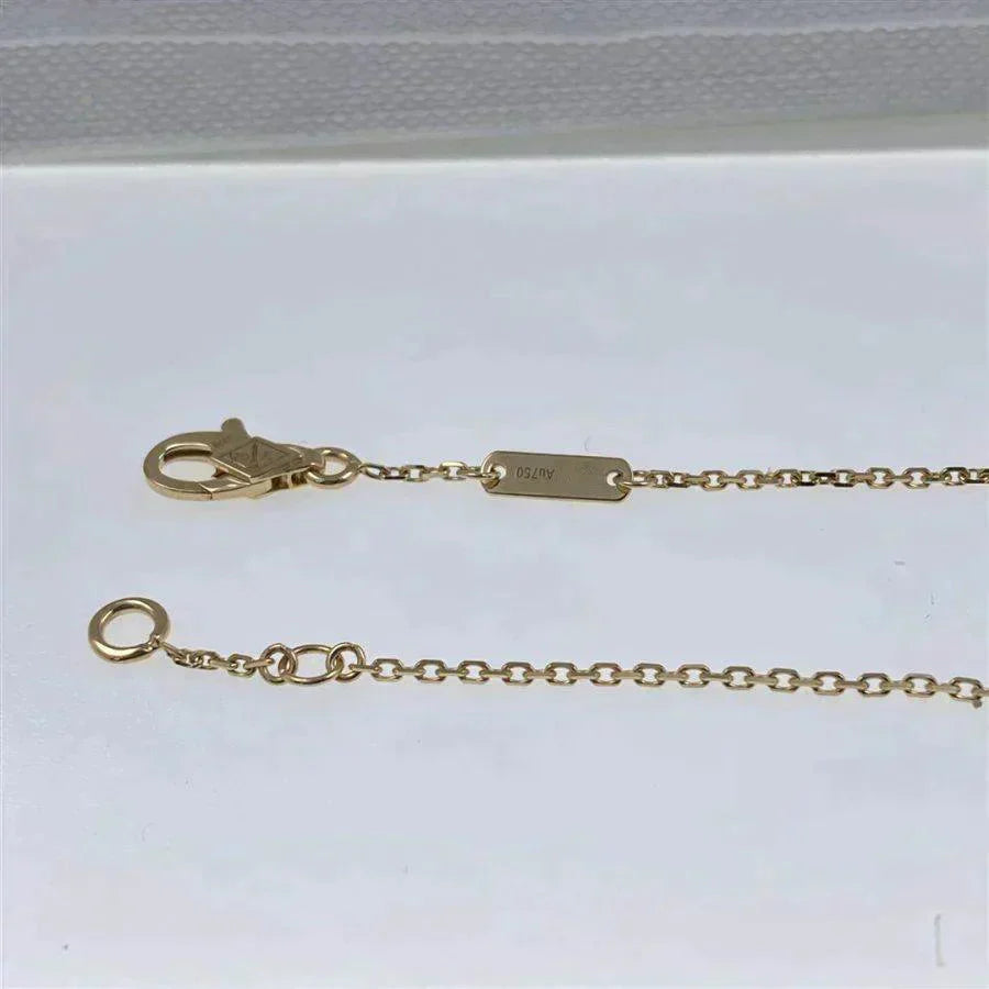 [✨Rose💎]BRACELET FLEUR UNIQUE CORNALINE TRÈFLE