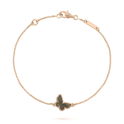 [✨Rose💎]BRACELET PAPILLON ONYX