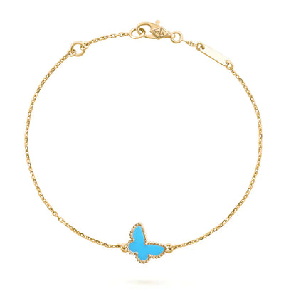 [✨Rose💎]BRACELET PAPILLON TURQUOISE