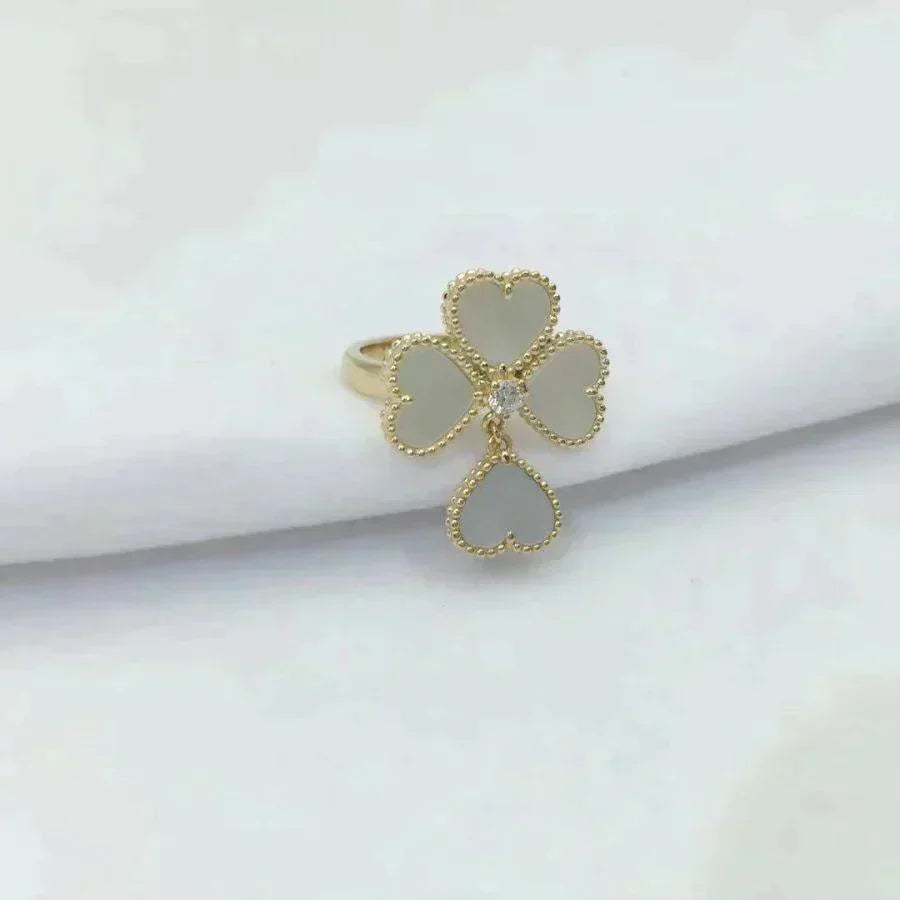 [✨Rose💎]BAGUE MOP BLANCHE Mélilot