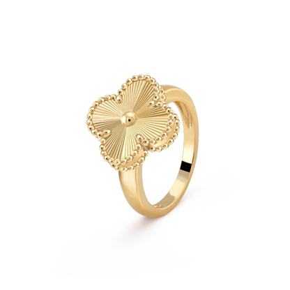 [✨Rose💎]BAGUE EN OR TRÈFLE