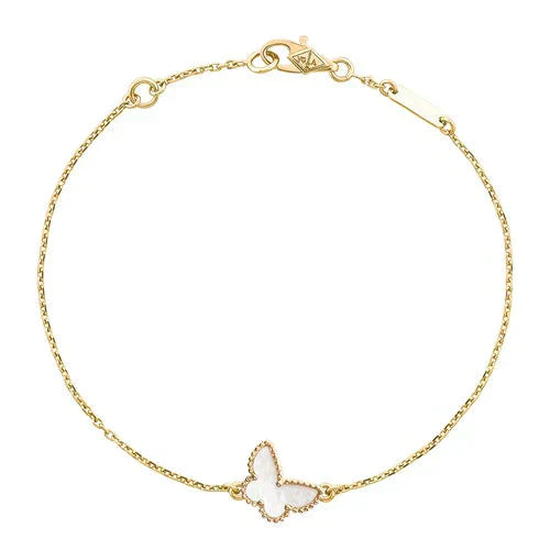 [✨Rose💎]BRACELET PAPILLON À NACRE FONCÉE