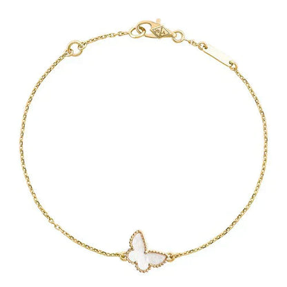 [✨Rose💎]BRACELET PAPILLON À NACRE FONCÉE