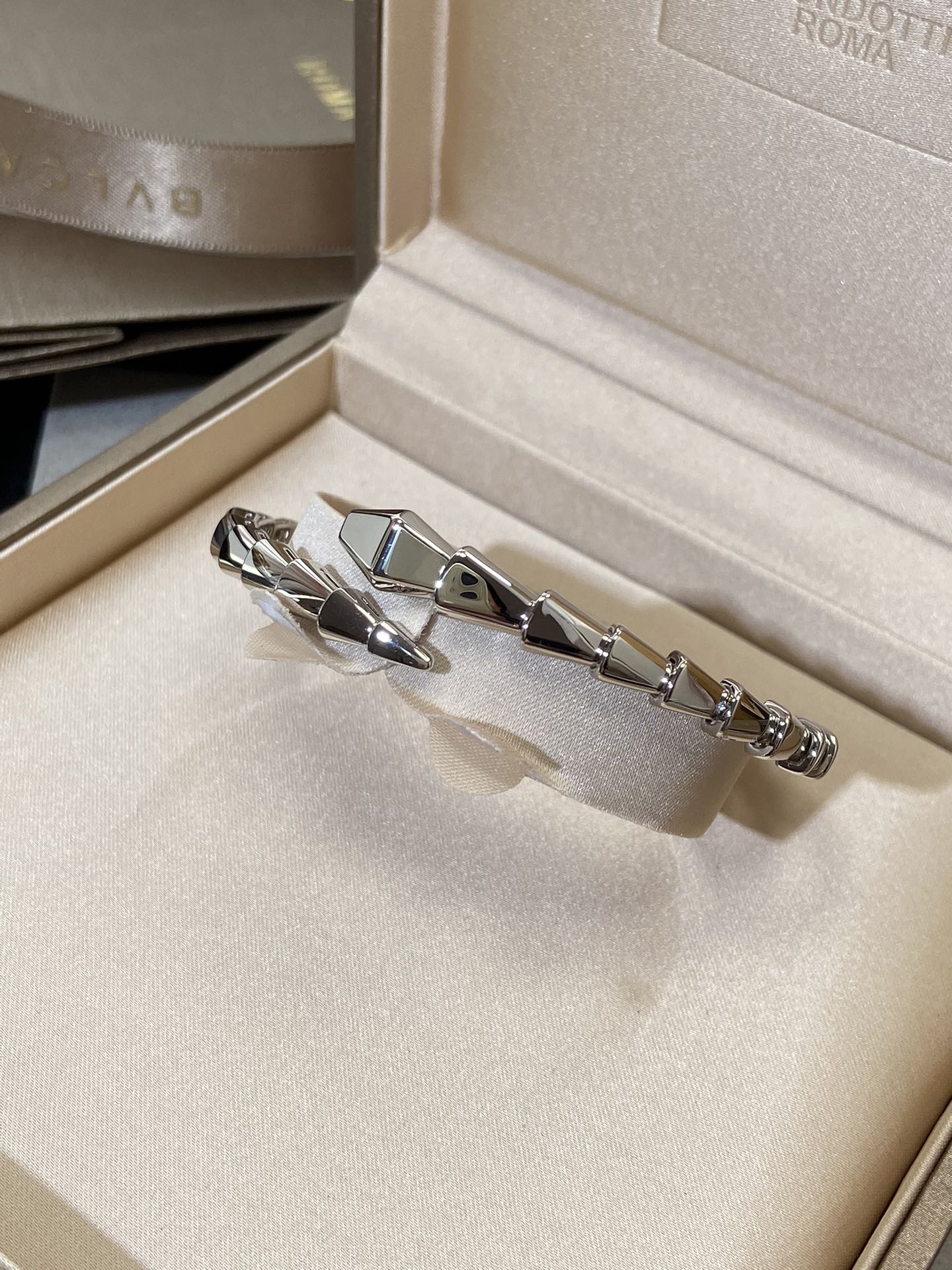 [✨Rose💎]BRACELET SERPENTI VIPÈRE EN ARGENT