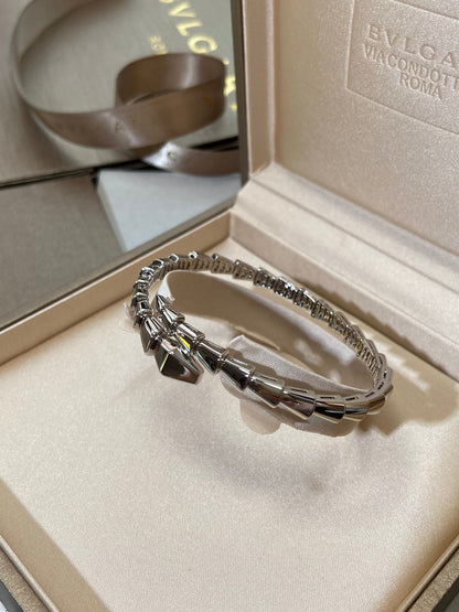 [✨Rose💎]BRACELET SERPENTI VIPÈRE EN ARGENT