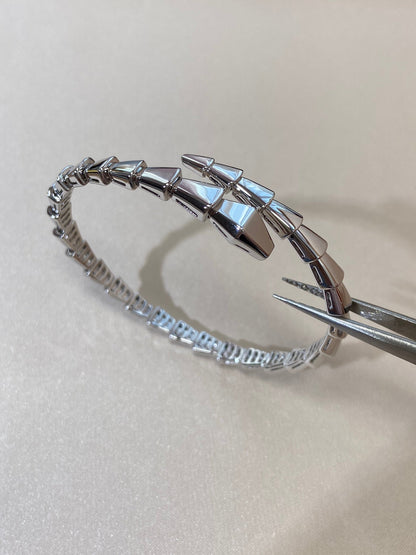[✨Rose💎]BRACELET SERPENTI VIPÈRE EN ARGENT