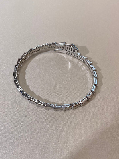 [✨Rose💎]BRACELET SERPENTI VIPÈRE EN ARGENT