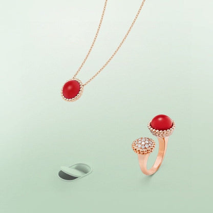 [✨Rose💎]BAGUE ENTRE LES DOIGTS PERLEE COULEURS DIAMANT OR ROSE