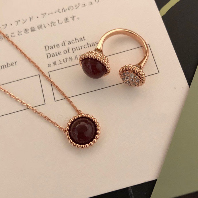 [✨Rose💎]BAGUE ENTRE LES DOIGTS PERLEE COULEURS DIAMANT OR ROSE