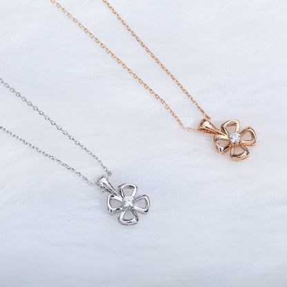 [✨Rose💎] COLLIER FIOREVER CENTRE DIAMANT