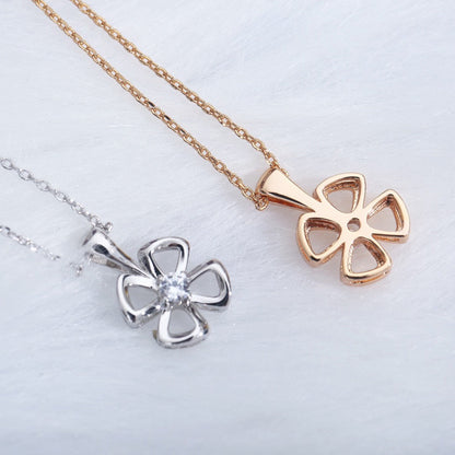 [✨Rose💎] COLLIER FIOREVER CENTRE DIAMANT