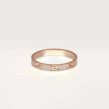 [✨Rose💎]BAGUE D'AMOUR DIAMANT 2,65 MM 