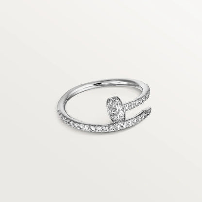 [✨Rose💎]BAGUE JUSTE 1,8MM ARGENT DIAMANTS